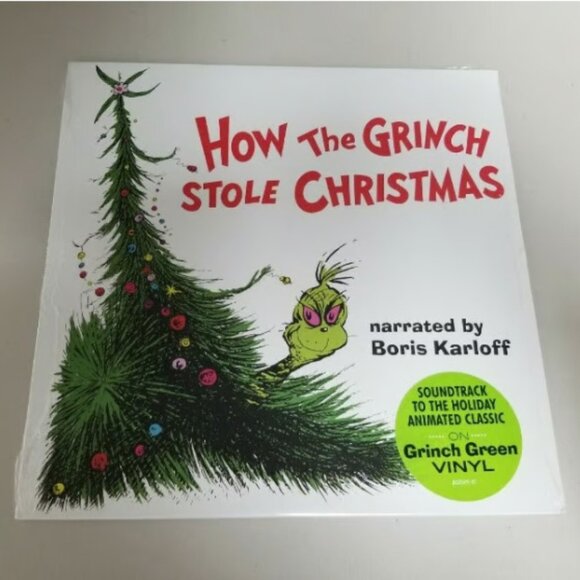 How The Grinch Stole Christmas LP ~ Colored Vinyl (Grinch Green) ~ New/Sealed! - Picture 2 of 3